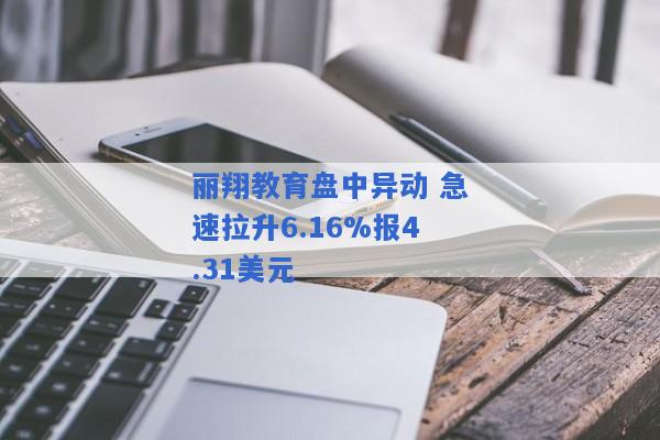 丽翔教育盘中异动 急速拉升6.16%报4.31美元
